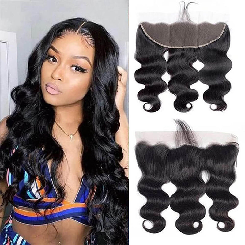 DRESSMAKER Body Wave 13x4 Human Hair Lace Closure Natural Color DRESSMAKER HAIR OFFICIAL STORE