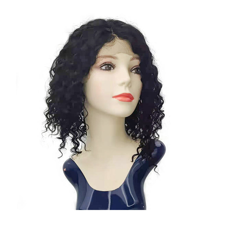 DRESSMAKER Lace Part Wig Short Bob Curly Human Hair Wigs Natural Color(Harper Max) DRESSMAKER HAIR OFFICIAL STORE