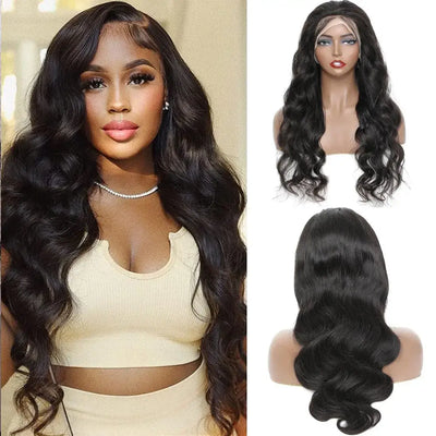 DRESSMAKER 13x4 HD Lace Body Wave Lace Front Human Hair Wigs Natural Color DRESSMAKER HAIR OFFICIAL STORE
