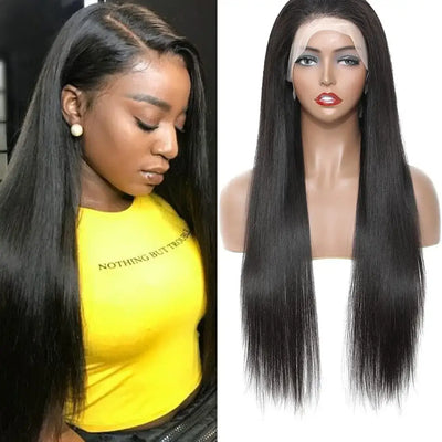DRESSMAKER 13x4 Straight Lace Front Human Hair Wig HD Lace Natural Color DRESSMAKER HAIR OFFICIAL STORE