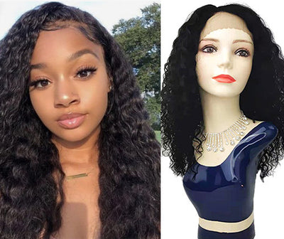 DRESSMAKER Lace Part Wig Bob Curly Human Hair Wigs Natural Color(Lydia Max) DRESSMAKER HAIR OFFICIAL STORE